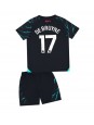 Manchester City Kevin De Bruyne #17 Replika Tredje Kläder Barn 2023-24 Kortärmad (+ byxor)